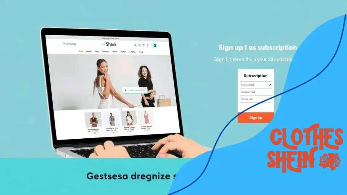 How to sign up for Shein’s subscription