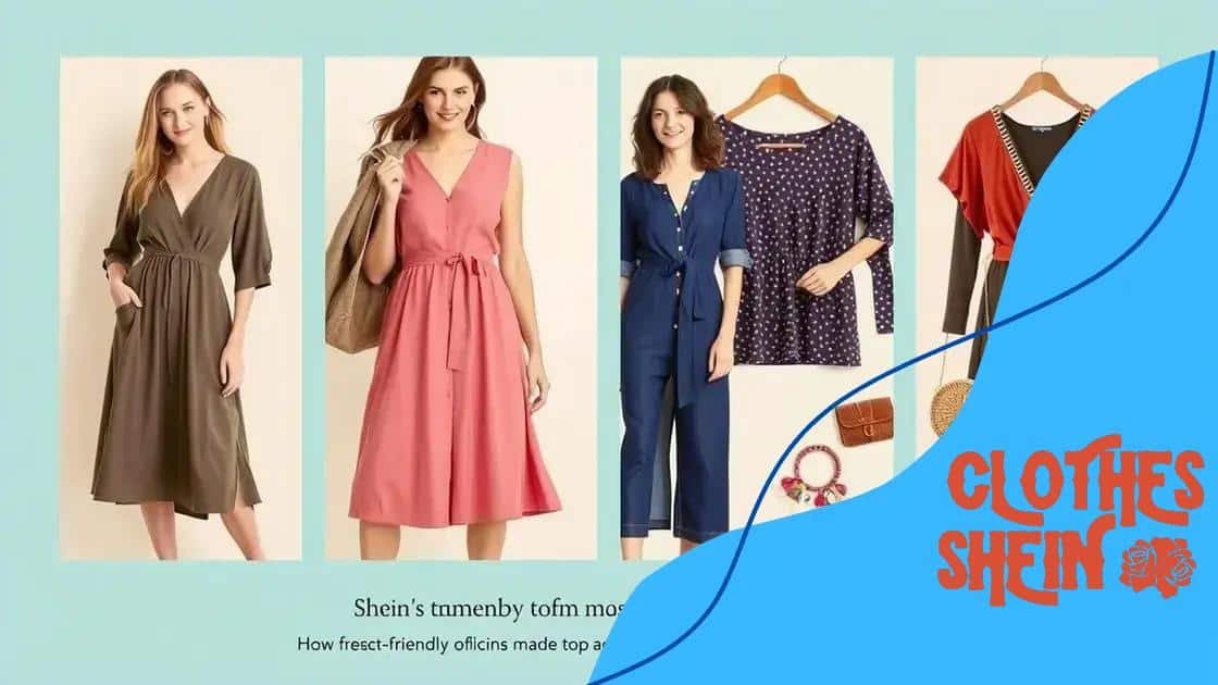 Best eco-friendly clothing lines from Shein