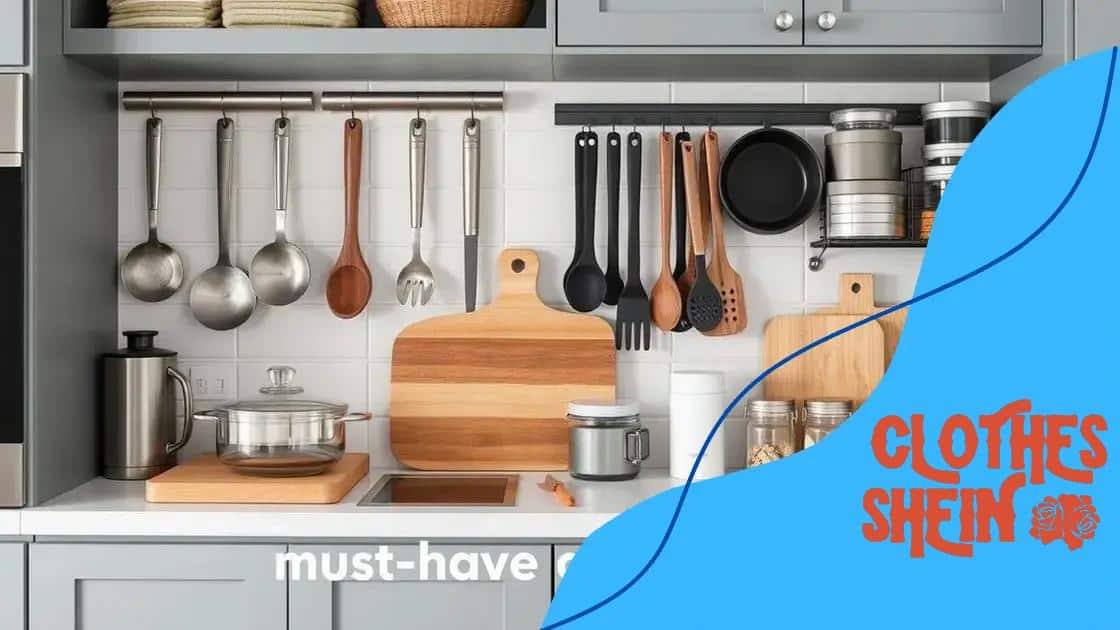 Must-have kitchen accessories