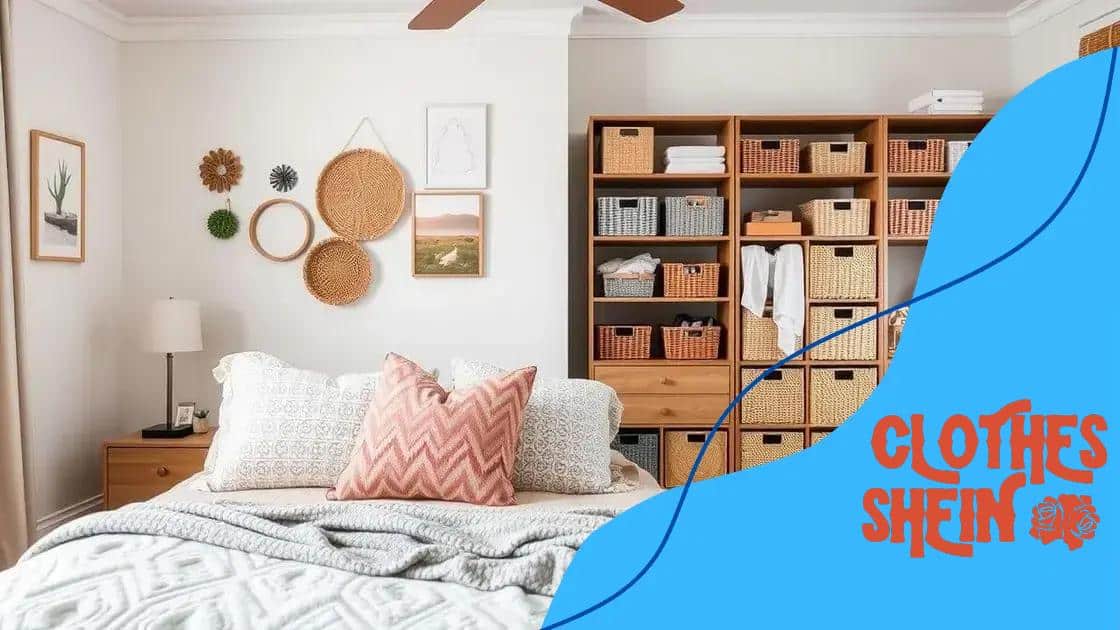 Creative storage solutions with Shein items