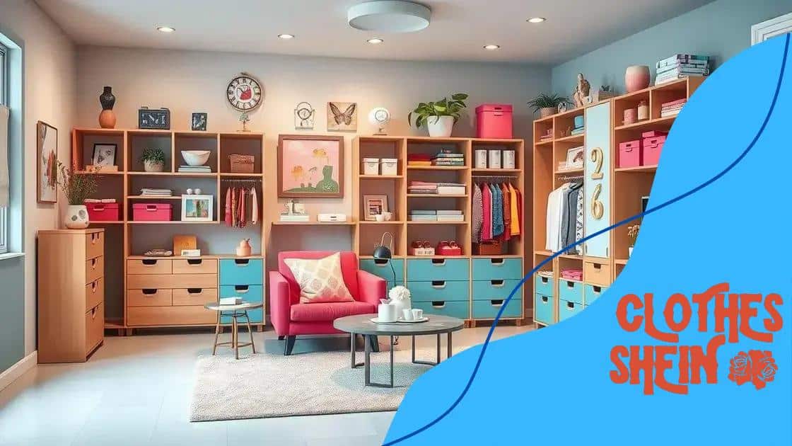 creative uses for Shein storage solutions