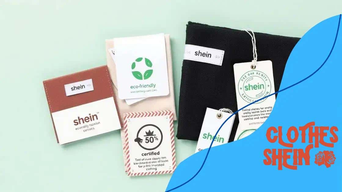 How to identify eco-friendly clothing at Shein