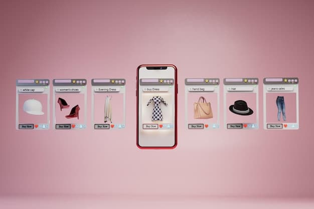 A smartphone displaying the Poshmark app interface, showcasing several listings of SHEIN clothing items. Different angles of clothing and a clear view of the selling options. A hand is touching the screen.
