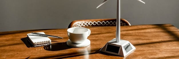 A close-up of a desk lamp from SHEIN illuminating a workspace. The lamp has a modern design with a flexible neck, casting a warm, focused light on a notebook and a cup of coffee.