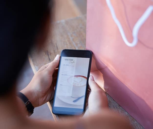 Close-up shot of a smartphone screen showing the SHEIN app with a highlighted section indicating where to enter a discount code. The focus is on the ease of use and accessibility of the SHEIN app for applying discounts.