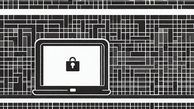 A digital illustration showing a maze with the words 