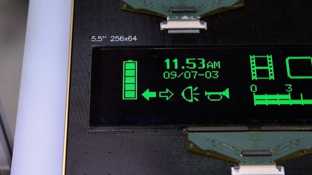 A close-up of a digital oscilloscope's screen, showcasing the settings for voltage scale (volts/div), time scale (time/div), and trigger mode, highlighting the importance of proper configuration.