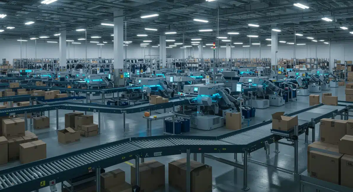 Automated warehouse logistics for e-commerce clothing fulfillment