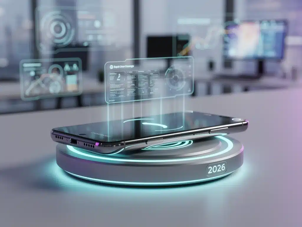 Innovaciones en Carga Inalámbrica 2026: 50% en 30 Minutos
